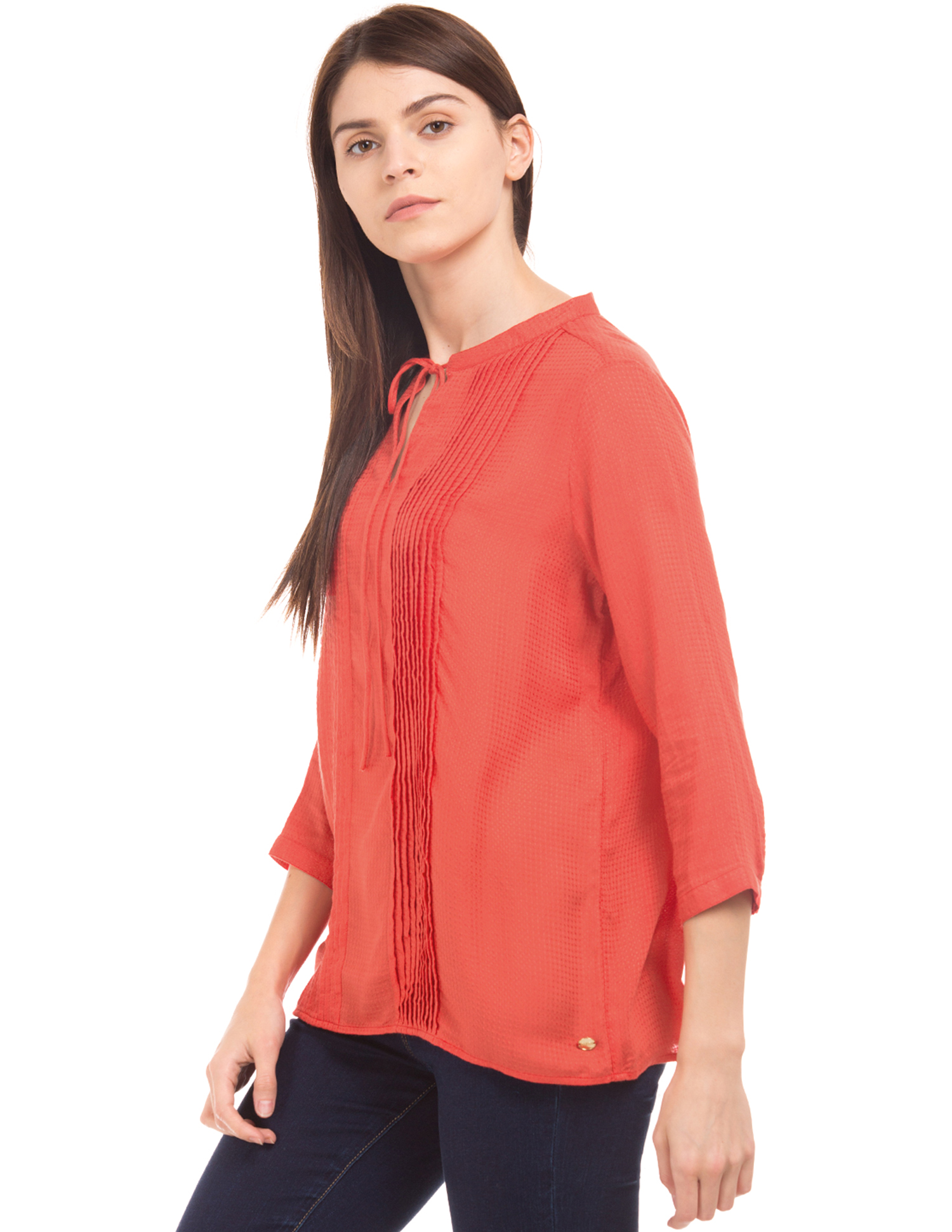 U.S. Polo Assn. Women Solid Casual Wear Top